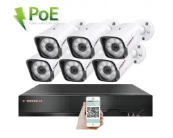 4K PoE IP 6 kamerov� set XM-601D 8MPx, CZ menu - 14990 K�