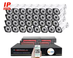 IP 32 kamerov� set s extern�m PoE XM-3201B-Ext. 4MPx, CZ menu - 49890 K�