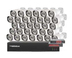 IP 32 kamerov� set s extern�m PoE XM-3203B-Ext. 4MPx, CZ menu - 49990 K�