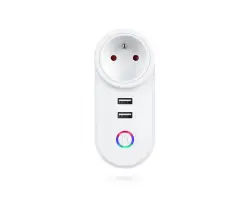 Chytr� wifi z�suvka TUYA LSPA2, 2X USB port - 370 K�