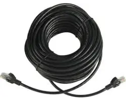 UTP s�ov� kabel Patch RJ45 CAT5e 20m �ern� - 50 K�