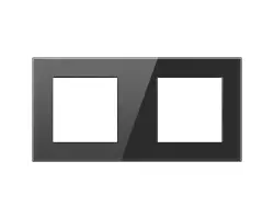 SRAN �ern� sklo �irok� r�me�ek pro 2 moduly - 60 K�