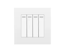 SRAN 4vyp�na� v�etn� r�me�ku, plast b�l� - 70 K�