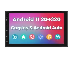 2DIN Autor�dio 7" A3017 2GB+32GB Android 11 s CarPlay, Android Auto, GPS WIFI BT FM - 2870 K�