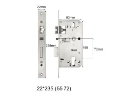 Zadlabovac� z�mek 5572 pro TUYA inteligentn� kliku PST-X5 - 598 K�