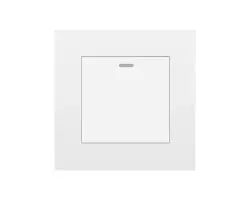 SRAN Vyp�na� schodi��ov�/k��ov� �azen� 7 v�etn� r�me�ku - plast b�l� - 65 K�