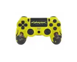 BLUETOOTH bezdr�tov� gamepad s vibracemi pro PS4, Cyberpunk - 798 K�