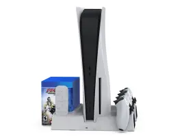 Vertik�ln� multifunk�n� stojan TP5-1511 a dob�jec� stanice s chlad�c�m ventil�torem pro PS5 - 690 K�