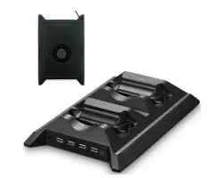 XONE Multifunk�n� stojan 4v1 pro nab�jen�, chlazen� a dr��k her pro Xbox One Slim S  - 390 K�