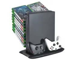 XONE Multifunk�n� nab�jec� stojan SYY-XONEX-02-2 s aktivn�m chladic�m 4X USB pro Xbox One X  - 699 K�