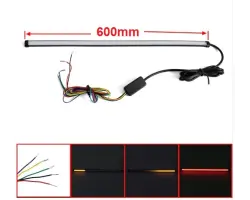 VOLNA LED brzdov� sv�tlo s blinkry na motorku 60cm - 456 K�