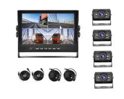 Parkovac� syst�m AHD TRUCK A3153, 4x kamera, 9" LCD split displejem s nahr�v�n�m - 4998 K�