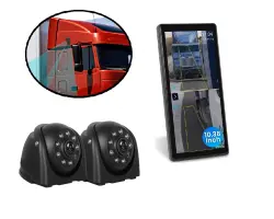 Parkovac� set A3932 pro kontrolu slep�ho �hlu, 10.36" monitor + 2ks kamer �BSD, DVR - 4390 K�