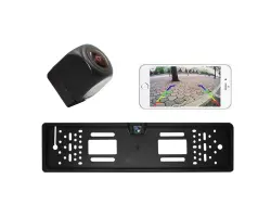 WiFi 2,4Ghz parkovac� kamera v SPZ AIZZZ007 pro W-CAR mobiln� aplikaci - 1498 K�