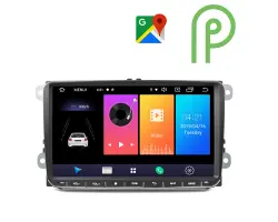 Autor�dio 9"LCD A2318 Android 9,0 - podpora 4G BT GPS WiFi pro VW Passat Golf  �koda - 5960 K�