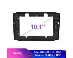 �koda Fabia (2006-2014) Roomster (2006-2015) 10,1" -Reduk�n� r�me�ek A7319 LCD 10.1" , Autor�dio - 598 K�