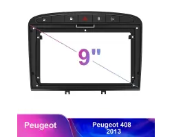 Peugeot 408 (2013) 9"- Reduk�n� r�me�ek A7086 pro autor�dio 9"  (matn� �ern�) - 1127 K�
