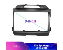Kia Sportage (2010-2016) -Reduk�n� r�me�ek A7172 pro autor�dio 9" - 590 K�