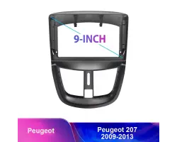 Peugeot 207 (2009-2013) -Reduk�n� r�me�ek A7210 pro autor�dio 9" - 928 K�