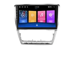 Autor�dio 10.1" LCD A2752 Android 10 s r�me�kem pro �koda Octavia II 2007-2013 facelift - 3598 K�