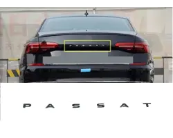 dekorativn� n�pis samolep�c� na v�ko kufru PASSAT �ern� - 290 K�