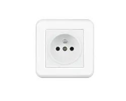 UNIC Elektrick� z�suvka 230V b�l� plast - 83 K�