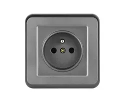 UNIC Elektrick� z�suvka 230V �ed� plast - 83 K�