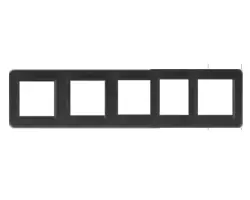 UNIC R�me�ek  366mm pro 5 modul� 52*52mm plast �ern� - 140 K�