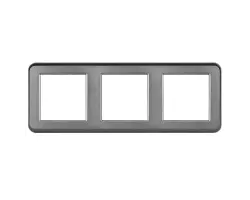 UNIC R�me�ek 224mm pro 3 moduly plast �ed� - 88 K�