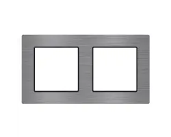 UNIC R�me�ek 153mm pro 2 moduly, slitina hlin�ku �ed� - 128 K�