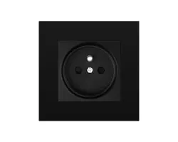 SRAN Elektrick� z�suvka 230V v r�me�ku plast �ern� - 98 K�