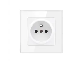 SRAN Elektrick� z�suvka 230V b�l� sklo - 100 K�