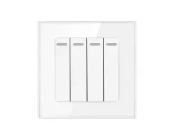 SRAN 4vyp�na� v�etn� r�me�ku, sklo b�l� - 70 K�