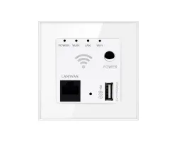 SRAN WiFi socket b�l� v r�me�ku, sklo b�l� - 490 K�