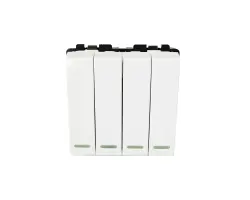 SRAN b�l� modul MDS04P 4Vyp�na� do r�me�ku 86mm - 30 K�