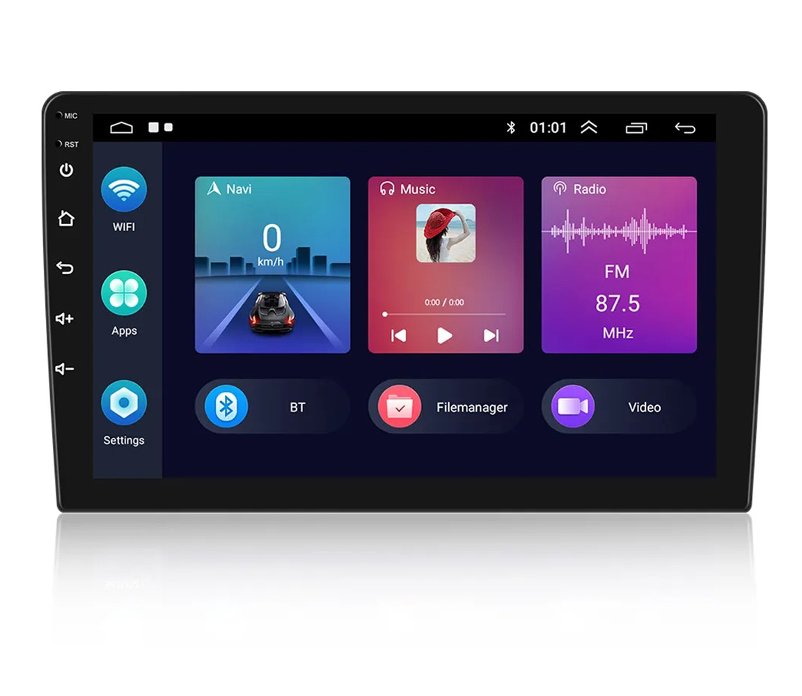 2DIN Autordio 9" LCD A3018 2GB+32GB Android 11 s CarPlay, Android Auto, GPS WIFI BT FM