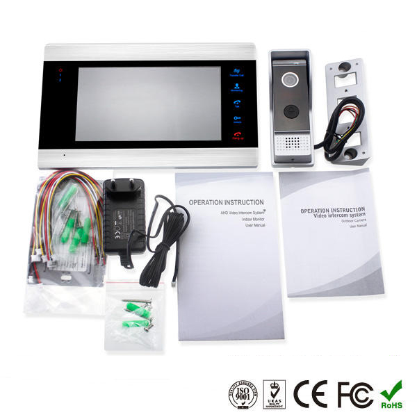 Domovn WiFi telefon DB09 s monitorem a IP kamerou, vyzvnn na mobiln telefon