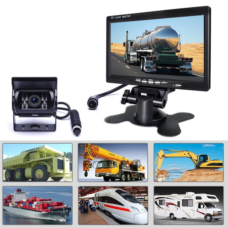 Kompletn parkovac set s AHD kamerou a 7" monitorem