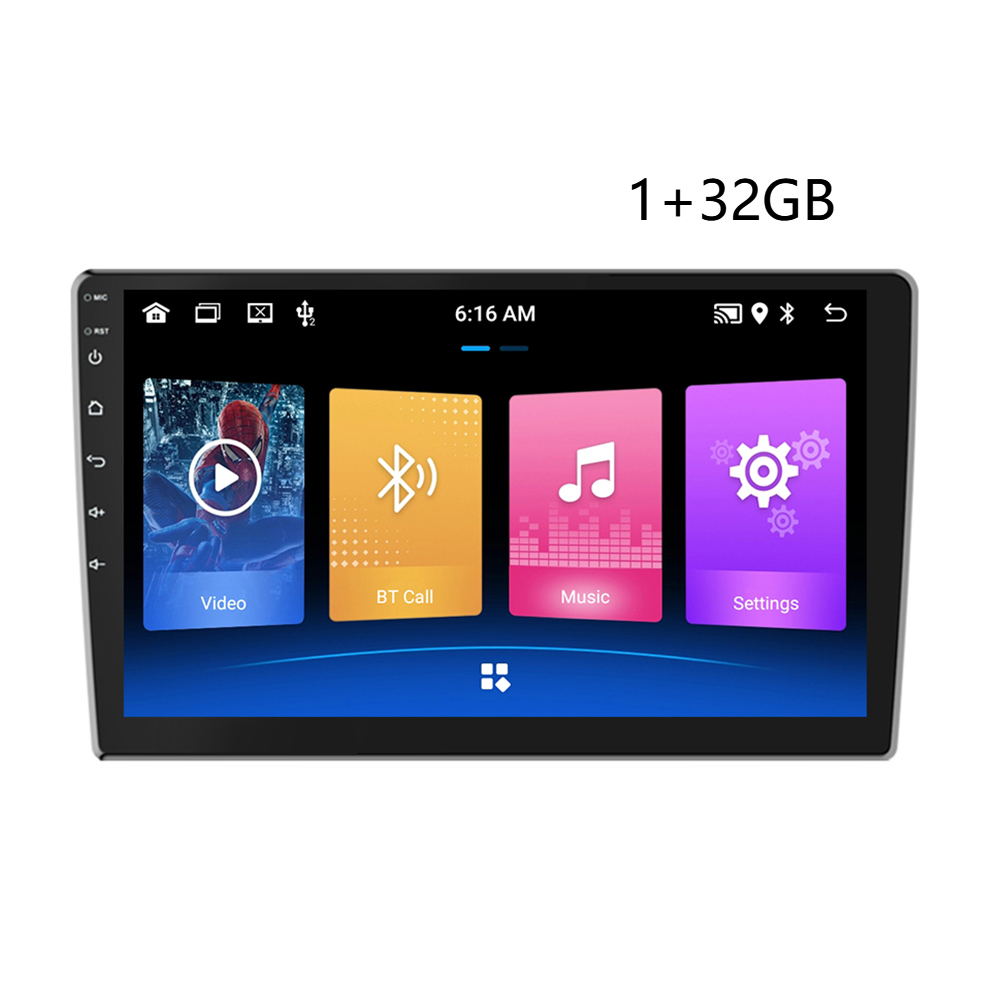 2 DIN Autordio 10.1"LCD A2752 Android 10, Pehrva s GPS WIFI BT FM Phone Link USB, DAB+