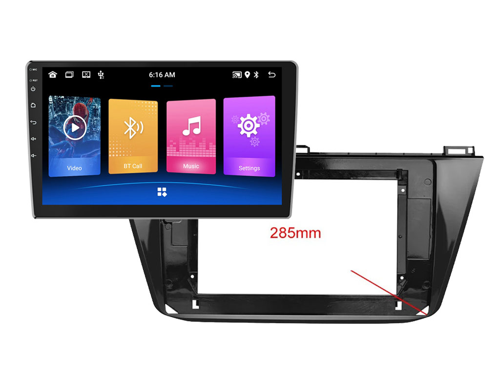 2DIN Autordio 10" LCD A2752 Android 10 s rmekem A7344 pro Volkswagen Passat 2016