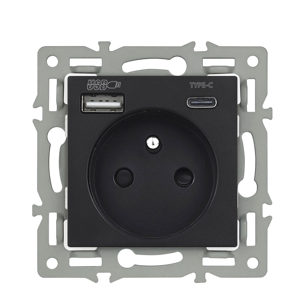 modul zsuvka MDZ230USB+C5V rychl nabjen, ern pro rmeek 82mm